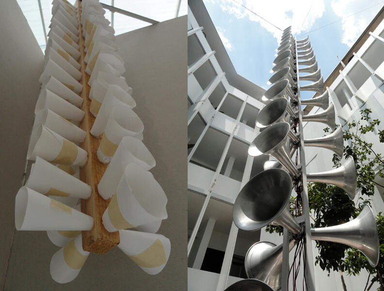 Plataforma sonora: Tania Candiani´s intervention at hotel Condesa, Mexico City