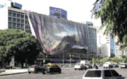 Arte en el Plata, Arte público, Edificio del Plata