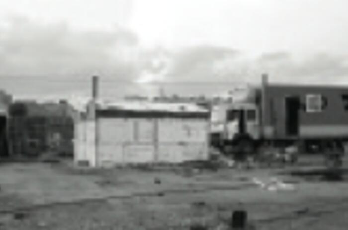 House of doors [La casa de las puertas], 2005 – 2008. Gelatin silver print, 115.7 x 239.7 in. /Impresión de gelatina de plata, 294 x 609 cm. / Courtesy/Cortesía Museo de Arte de la Universidad Nacional.