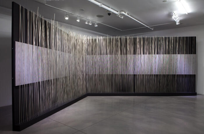 Jesús Soto: Sound Mural at Cecilia Brunson Projects