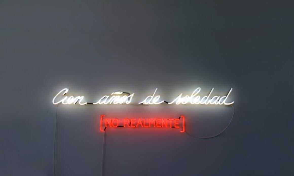 "Cien Años de Soledad", Alfredo Jaar. Ph: Thomas Schulte gallery.