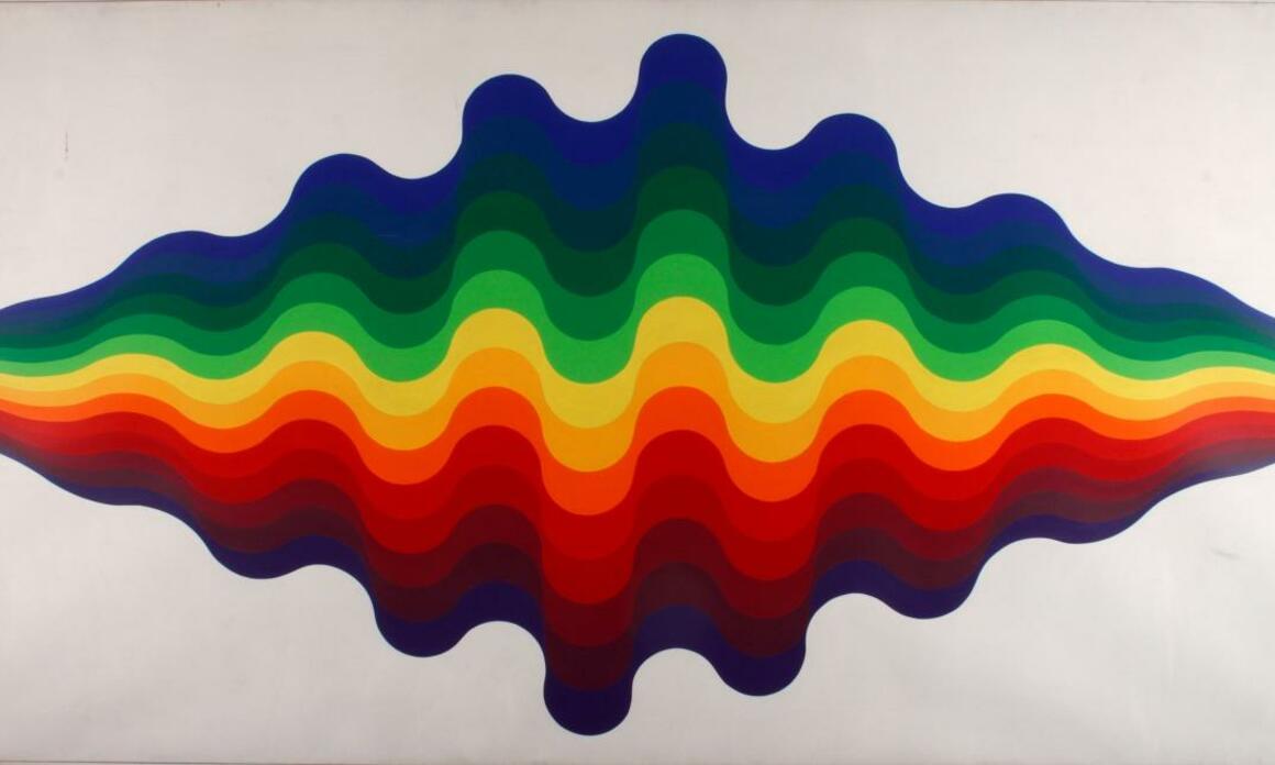 Julio Le Parc, Ondas 110 Nº8, 1974. Ph: Cortesía Atelier Julio Le Parc.